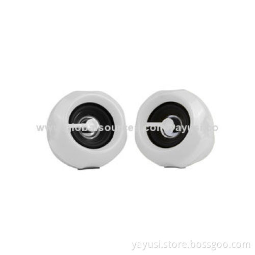 Dot-shaped USB Portable Speakers for Computers, 50-18,000Hz Frequency Response
